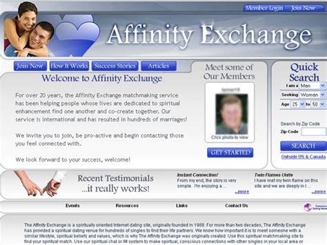 affinity dating website